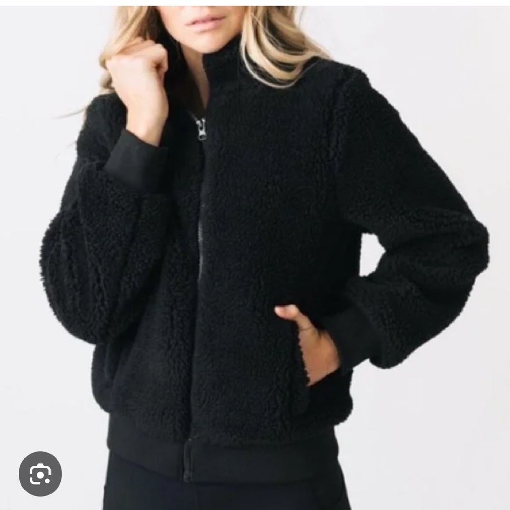 ZYIA Size XSMALL Black Teddy Jacket NEW comfy warm stylish gorgeous